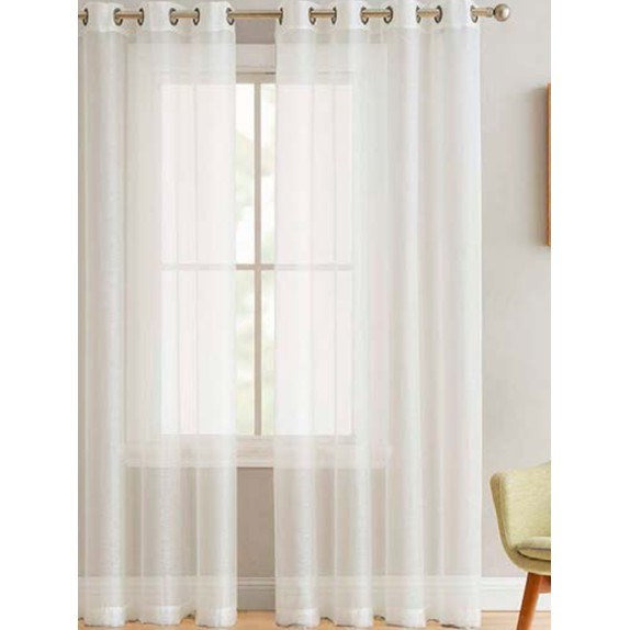Κουρτίνα Με Τρουκς Palamaiki 140x260 BELE WHITE
