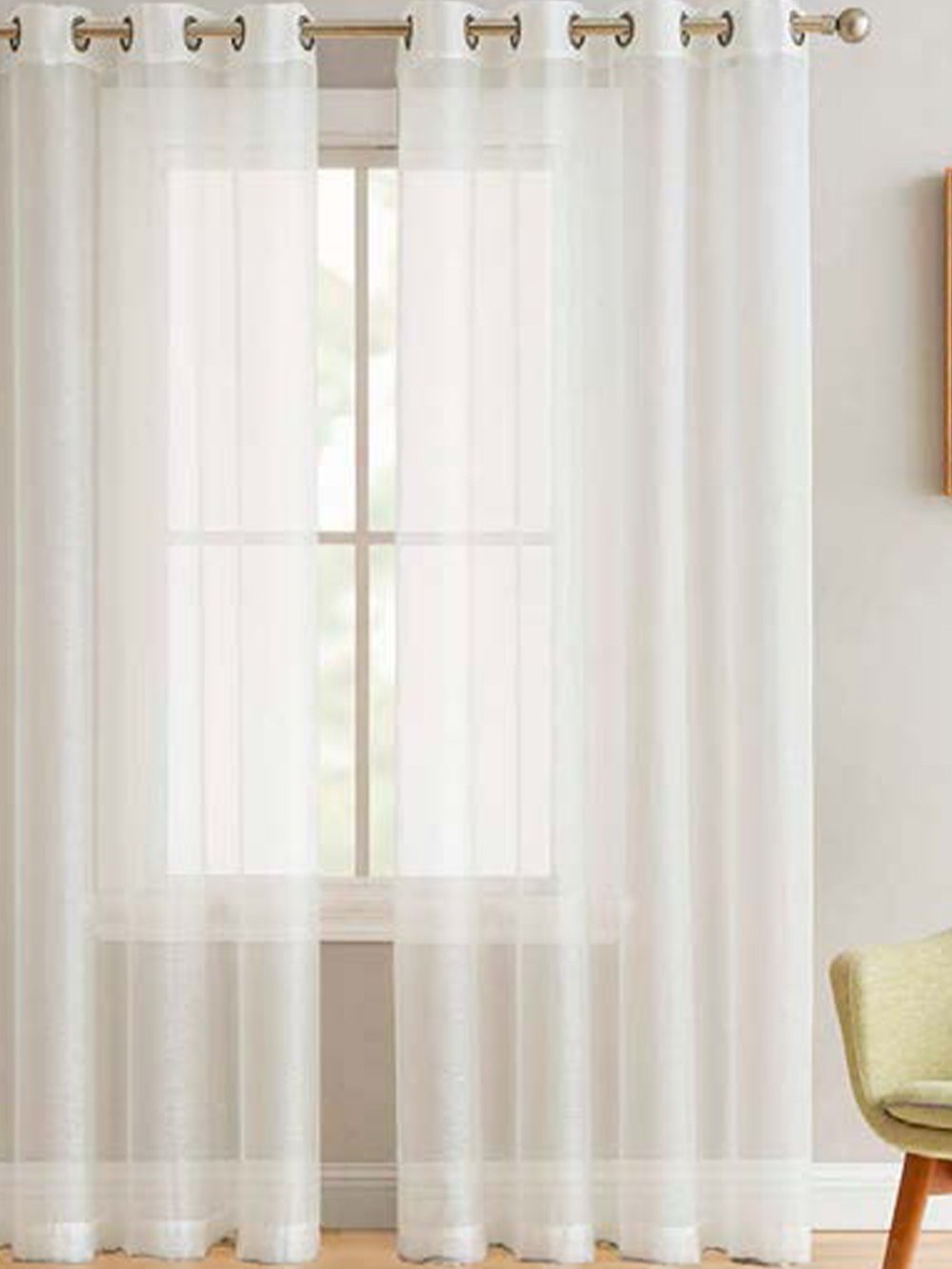 Κουρτίνα Με Τρουκς Palamaiki 140x260 BELE WHITE