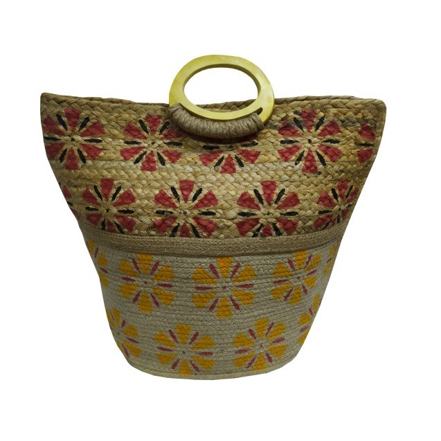 Τσάντα Θαλάσσης ΚΟΜΒΟΣ 100% Γιούτα Multicolor...