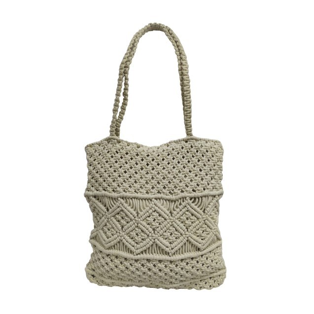 Τσάντα Macrame ΚΟΜΒΟΣ 100% Βαμβάκι Natural with...