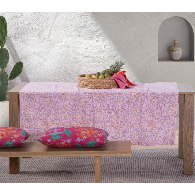 Τραπεζομάντηλο Nef-Nef Roman 140x240 Fuchsia