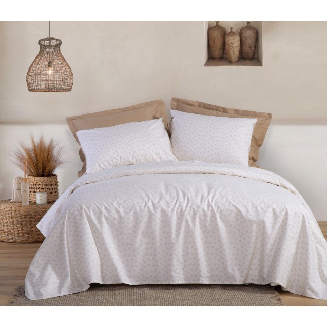 Σετ Σεντόνια King Size Nef-Nef Amaranda Beige