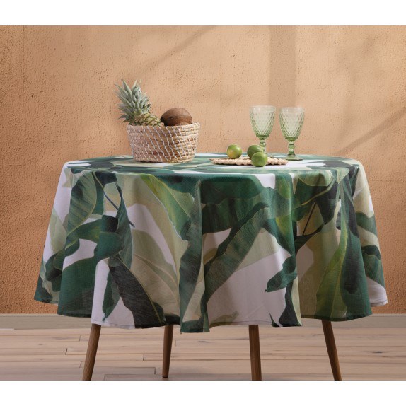 Τραπεζομάντηλο Nef-Nef Tropicana D180 Green