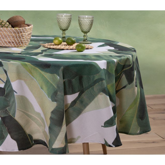 Τραπεζομάντηλο Nef-Nef Tropicana D180 Green