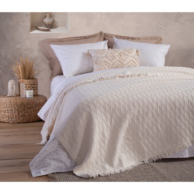 Κουβέρτα Υπέρδιπλη Nef-Nef Outlast 230x240 Ecru