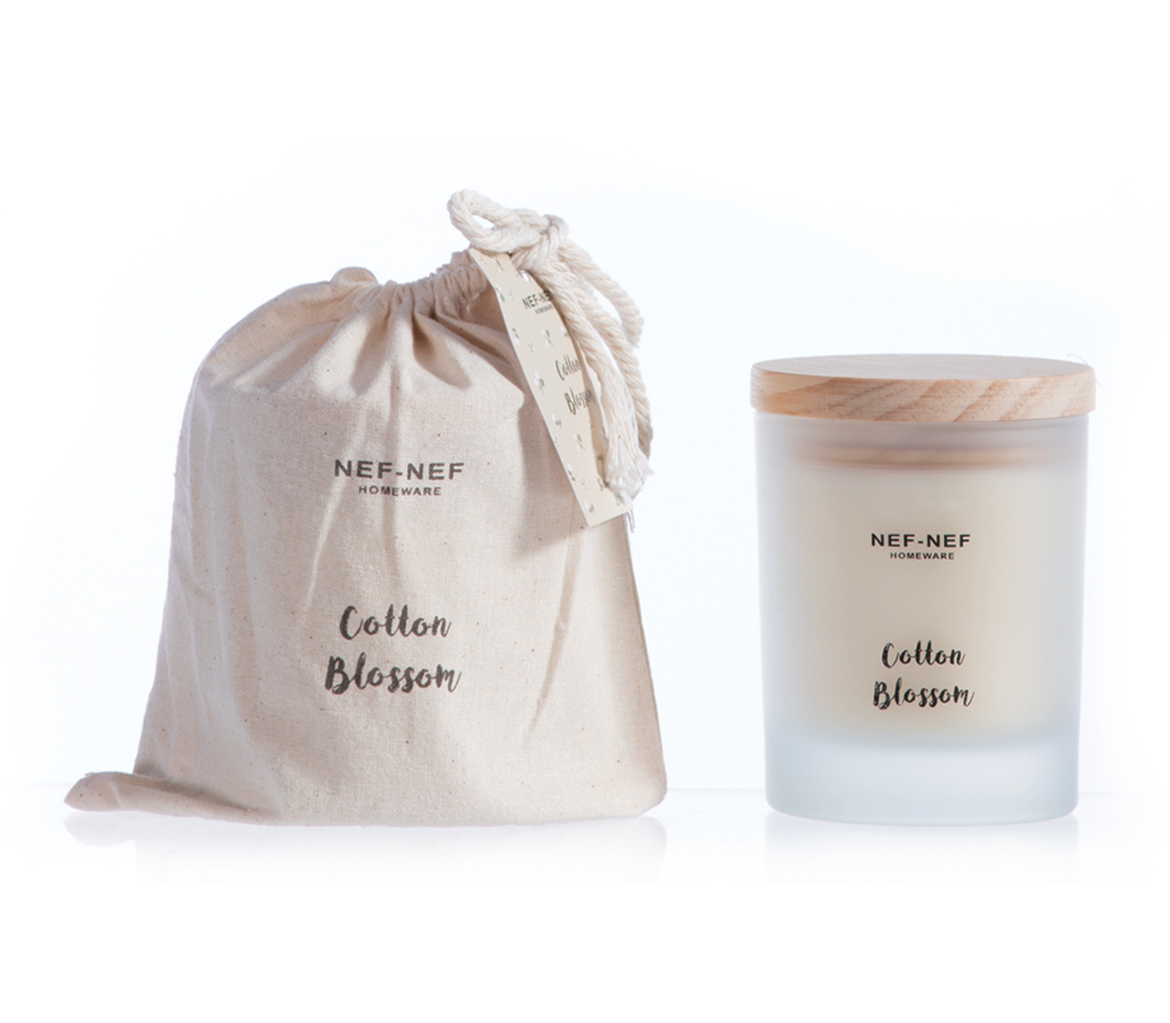 Αρωματικό Κερί Nef-Nef Cotton Blossom 250gr White