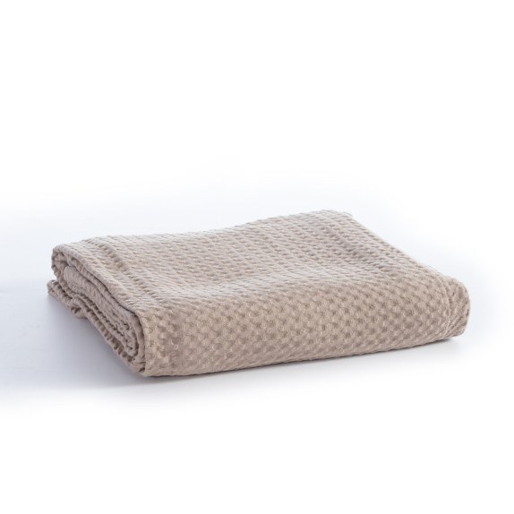 Κουβέρτα Πικέ Nef-Nef Μονή New Golf 1023-Linen 160x240