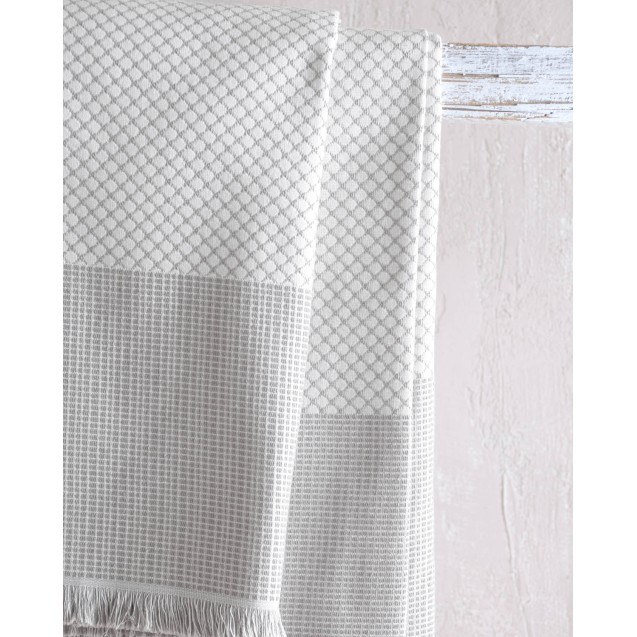 Μαξιλαροθήκη Διακόσμησης Rythmos Ombre Γκρι 40x40
