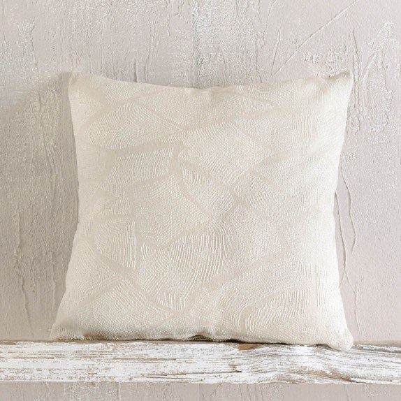 Μαξιλαροθήκη Διακόσμησης Rythmos Casa Εκρου 40x40