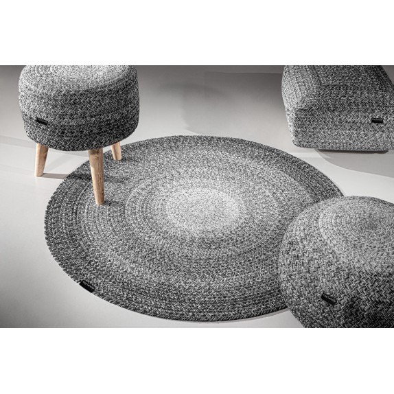 Χαλί Guy Laroche Shades Grey Round 110 εκ -