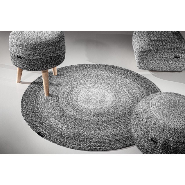 Χαλί Guy Laroche Shades Grey Round 110 εκ -