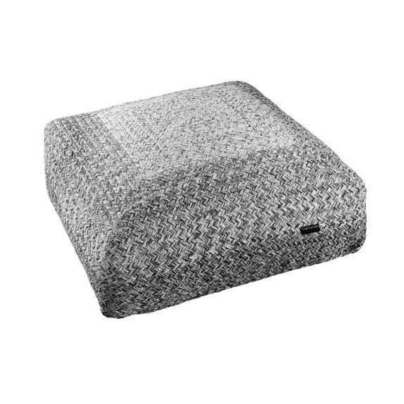 Πούφ Guy Laroche Boho Shades Grey 65x65x30