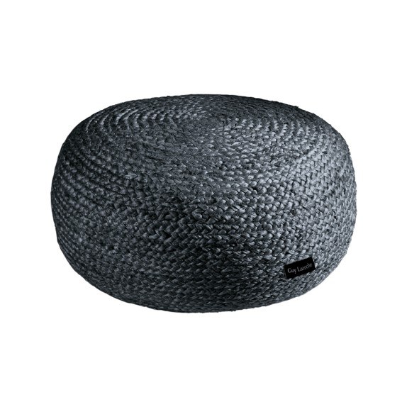 Πούφ Guy Laroche Ottoman Anthracite 65X65X30