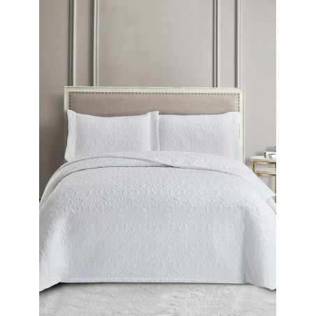 Σετ Κουβερλί King Size 3 Τεμαχίων Palamaiki Wed103 White 240x260