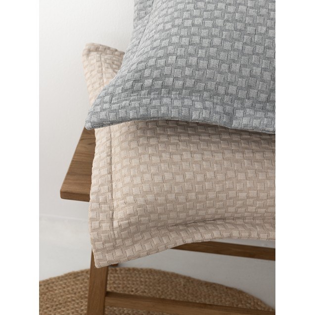 Κουβέρτα Matelasse Palamaiki 230x260 Daphne Beige