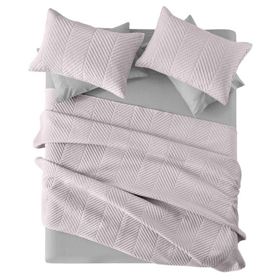 Σετ Κουβερλί King Size 2 Τεμαχίων Guy Laroche Bone Sepia...