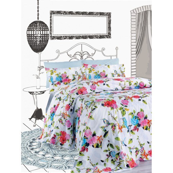 Σετ Σεντόνια King Size 4 Τεμαχίων Makis Tselios Primavera...