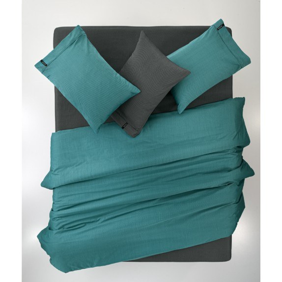 Παπλωματοθήκη Μονή Guy Laroche Minimal Petrol 165x225