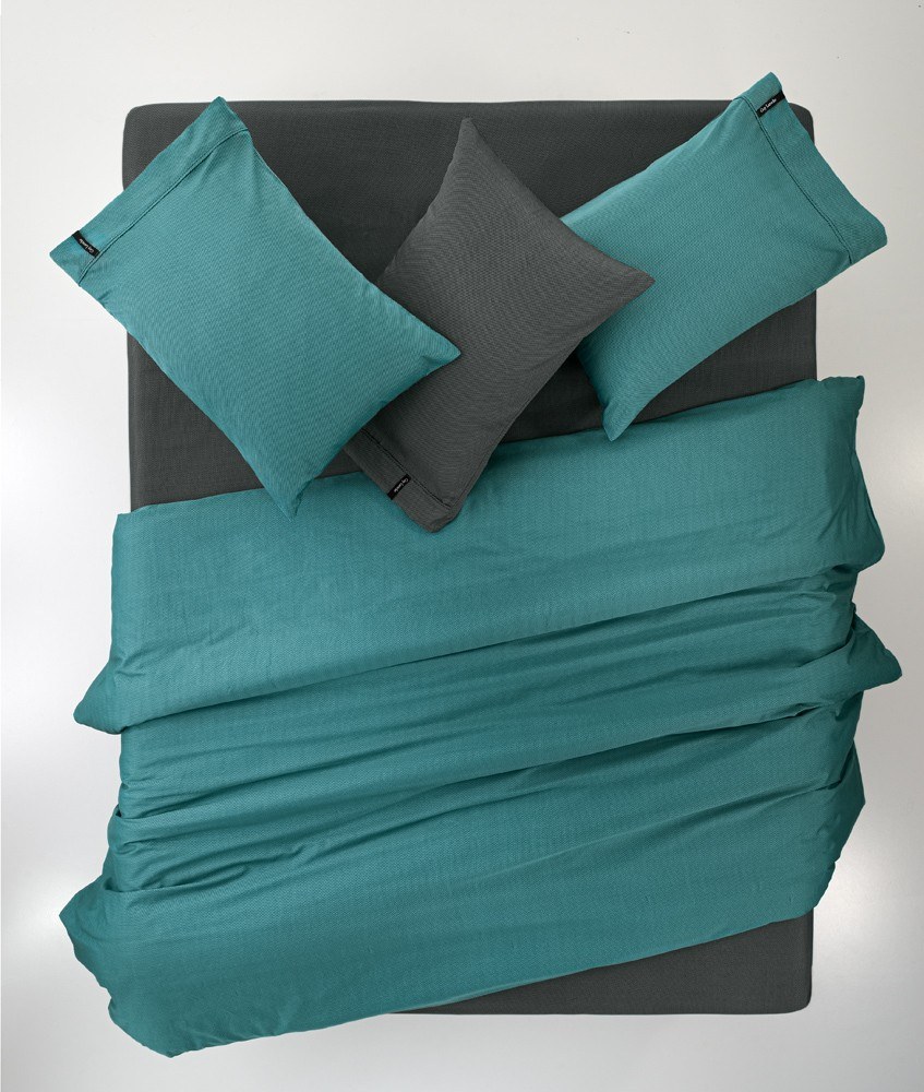 Παπλωματοθήκη Μονή Guy Laroche Minimal Petrol 165x225