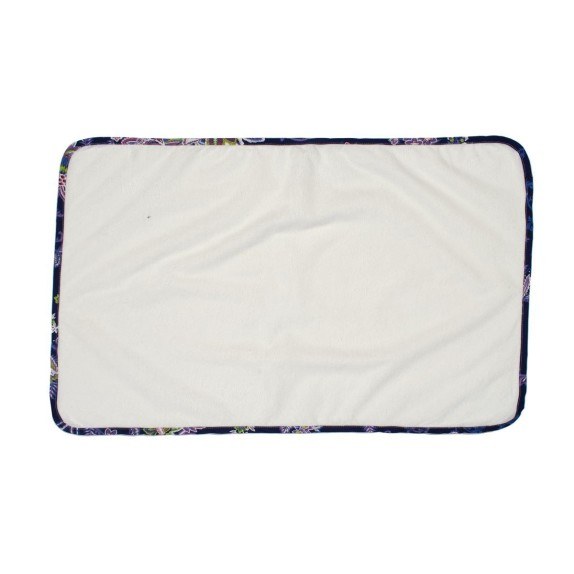 Σελτεδάκι Αδιάβροχο Dimcol 158 Floral 67X90 Λευκό/Μπλε