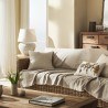 Ριχτάρι Τετραθέσιου Gofis Home Rukia Natural Beige/Offwhite 269 170x350
