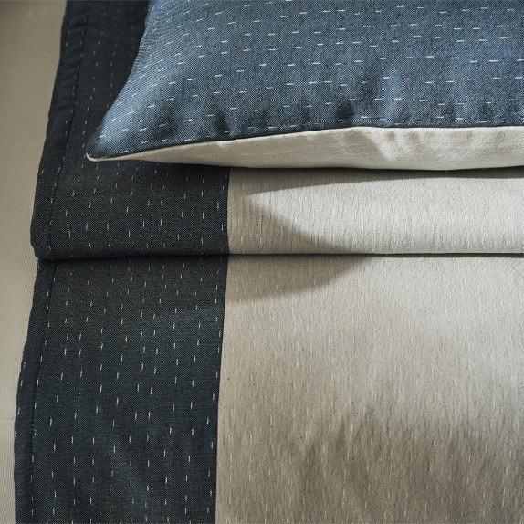 Ριχτάρι Τριθέσιου Gofis Home Rukia Water Grey/ Ocean Blue...