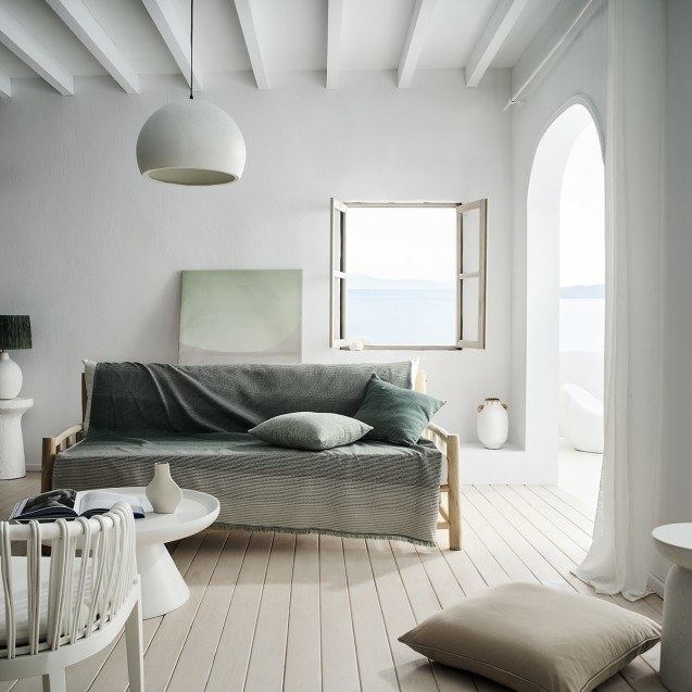 Ριχτάρι Πολυθρόνας Gofis Home Zebra Weed Green...