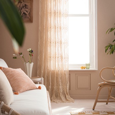Κουρτίνα με σιρίτι Gofis Home Ariadne 012 140x260