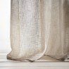 Κουρτίνα με σιρίτι Gofis Home Combe Willow Elephant Grey  502/45 140x295