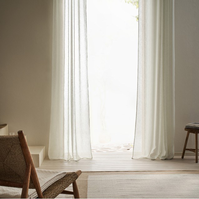 Κουρτίνα με Τρουκς Gofis Home Combe Fresh Aqua...