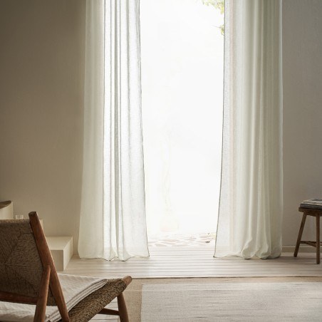 Κουρτίνα με σιρίτι Gofis Home Combe Fresh Aqua 20-04-502-5/11 350x295