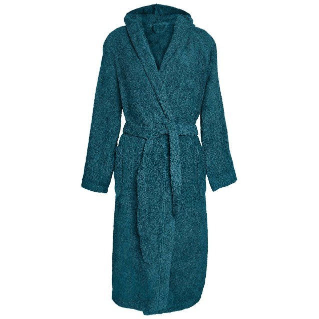 Μπουρνουζι Madi Με Κουκουλα Marine Medium