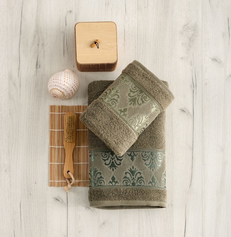Πετσέτα Προσώπου Sb Home Marley Olive 50x90