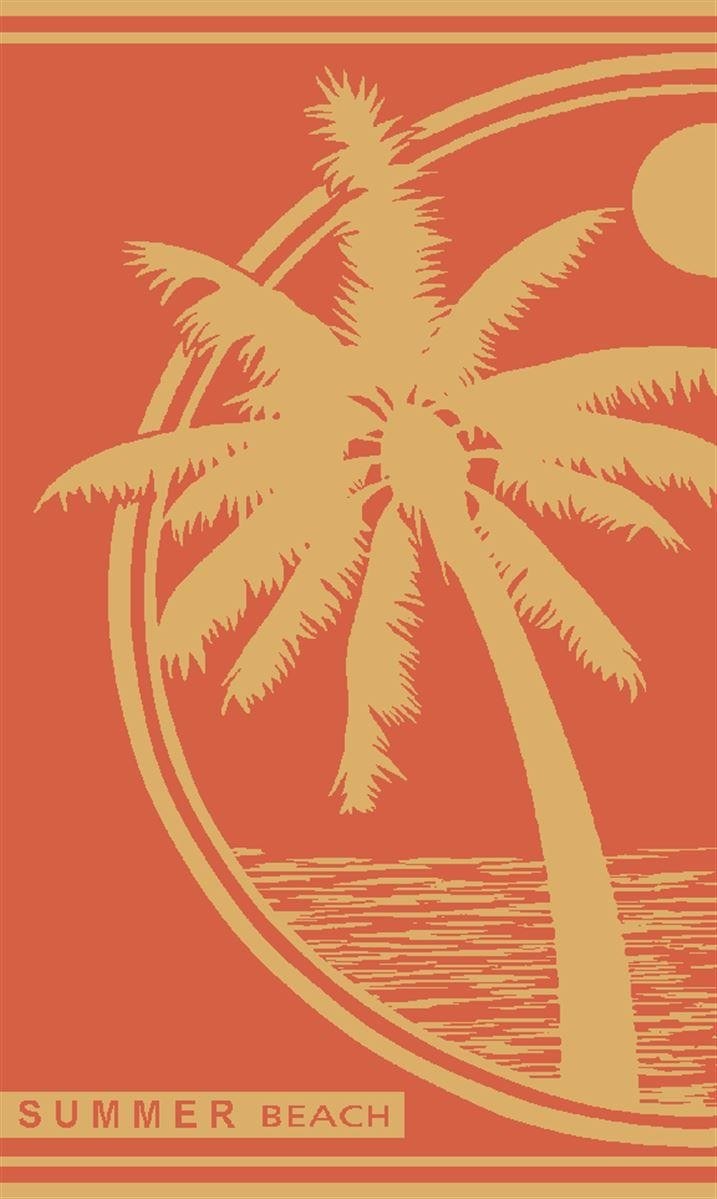 Πετσέτα Θαλάσσης Βελουτέ Ζακάρ Dimcol 223 87x165