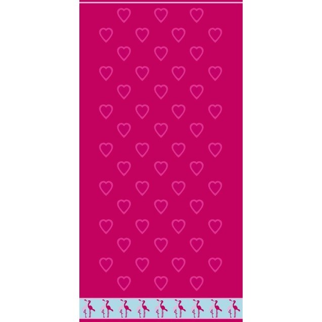 Πετσέτα Θαλάσσης Βελουτέ Ζακάρ Dimcol 227 87x165