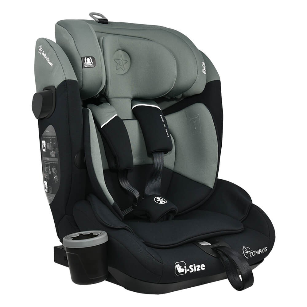 Κάθισμα Αυτοκινήτου Bebe Stars Compass Isofix I-Size 76-150Cm Olive 935-176