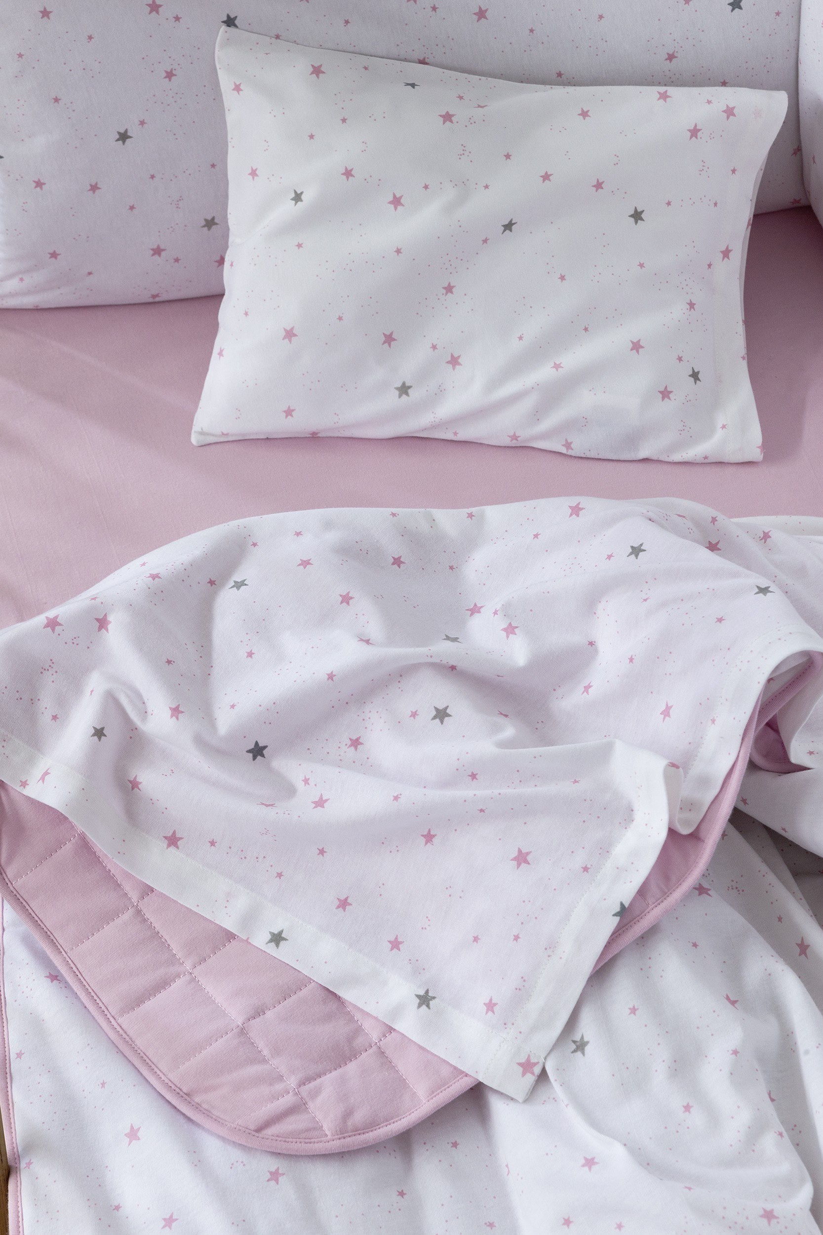 Σετ Σεντόνια Κούνιας Nene - Pink