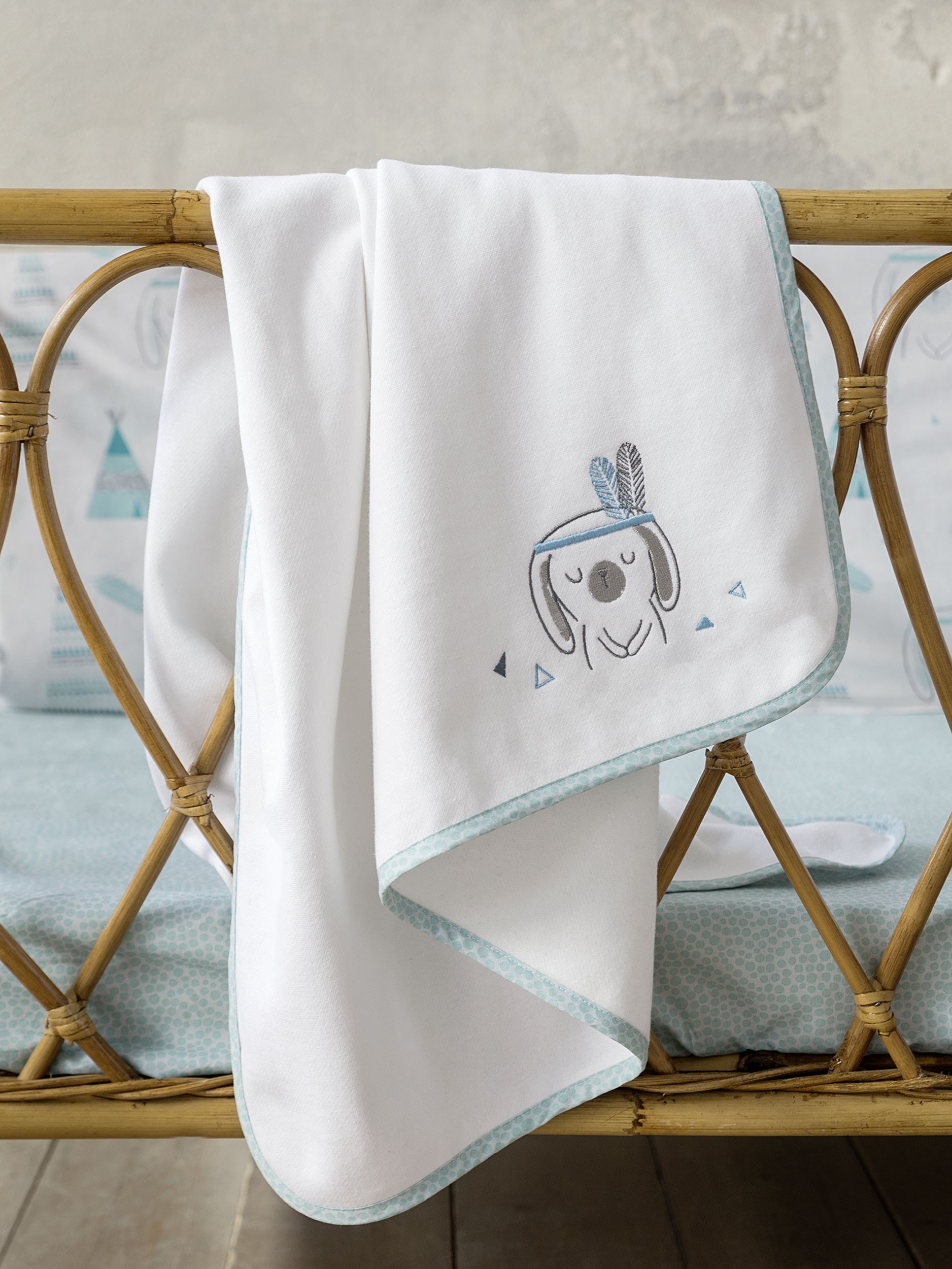 Κουβέρτα 4 Εποχών 110x140 - Little Indian