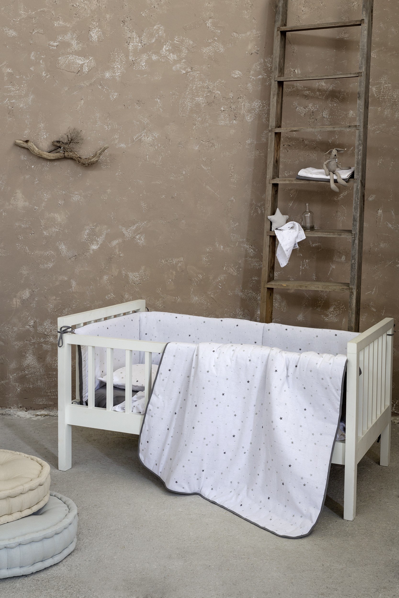 Σετ Σεντόνια Κούνιας Nene - Gray