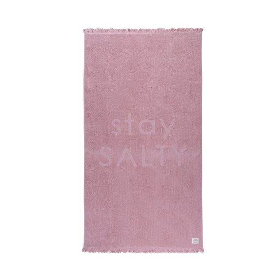 Πετσέτα Θαλάσσης Nef-Nef Stay Salty 90x170 Pink