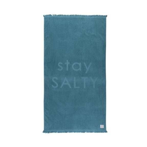 Πετσέτα Θαλάσσης Nef-Nef Stay Salty 90x170 Teal