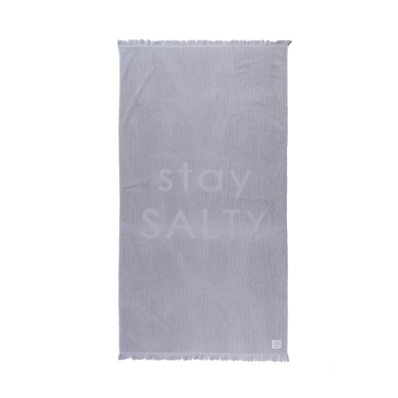 Πετσέτα Θαλάσσης Nef-Nef Stay Salty 90x170 Silver