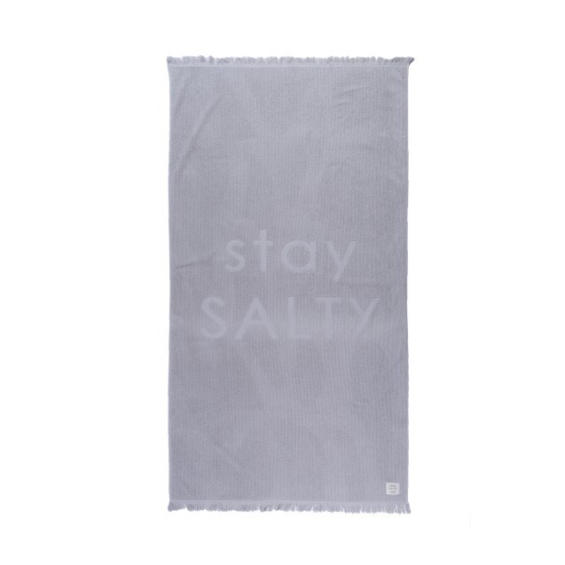 Πετσέτα Θαλάσσης Nef-Nef Stay Salty 90x170 Silver