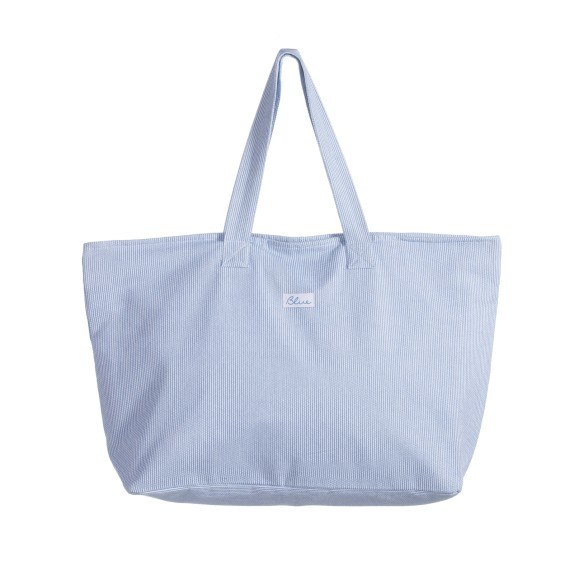Τσάντα Θαλάσσης Nef-Nef Blue Stripe Blue 50x40x17 Blue