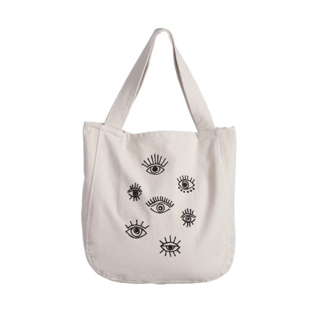 Τσάντα Θαλάσσης Nef-Nef Eyes On Me 45x45 Ecru