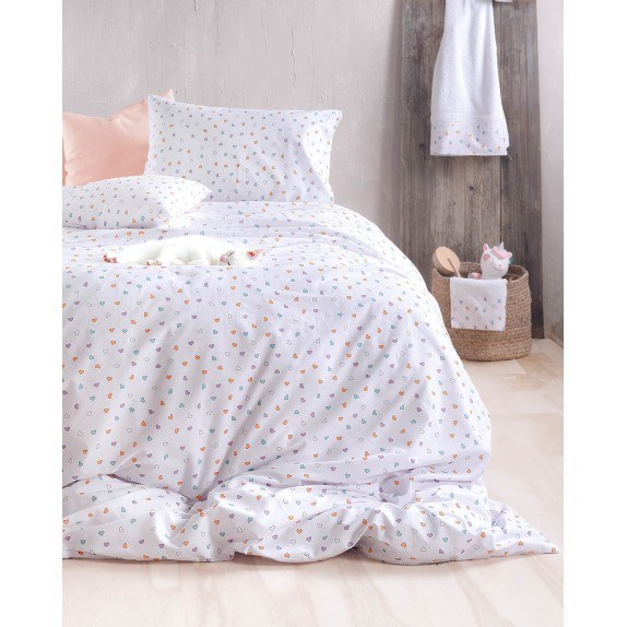 Σετ Σεντόνια Ημίδιπλα με Λάστιχο 3 Τεμαχίων Rythmos Tiny...