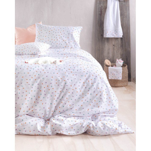 Σετ Σεντόνια Ημίδιπλα με Λάστιχο 3 Τεμαχίων...