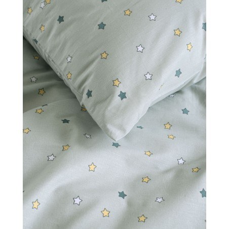 Σετ Σεντόνια Υπέρδιπλα 4 Τεμαχίων Rythmos Blaze Πρασινο 230x260