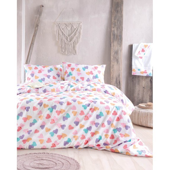 Σετ Σεντόνια Ημίδιπλα 3 Τεμαχίων Rythmos Zoey 160x260