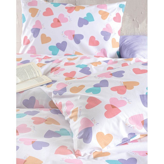 Σετ Σεντόνια Υπέρδιπλα 4 Τεμαχίων Rythmos Zoey...